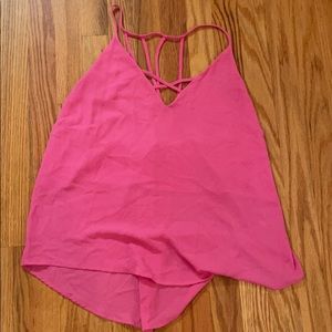 Loose pink strap Tank top FOREVER21 0X